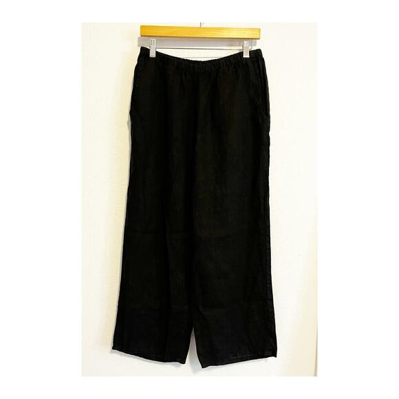 Flax NWT Black Linen Lagenlook Pants Set Small and Medium - Picture 3 of 8